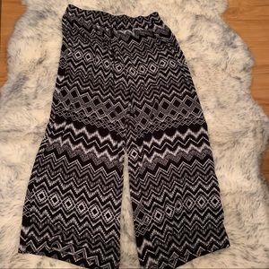 Black and White Palazzo Pants- XL